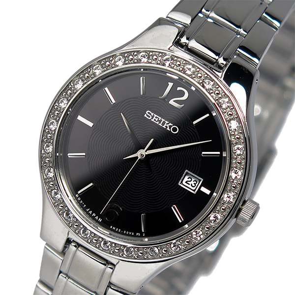 Seiko Ladies SUR785P1 Quartz Black Dial - Jam Tangan Wanita SUR785