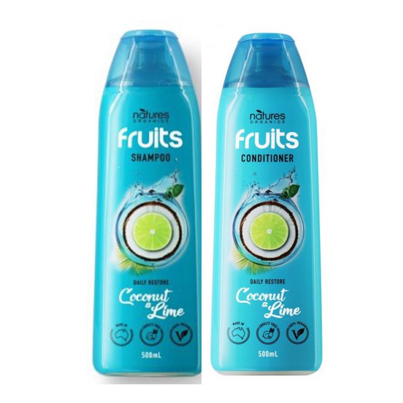 Organic Care FRUITS Shampoo/Conditioner (500ml)