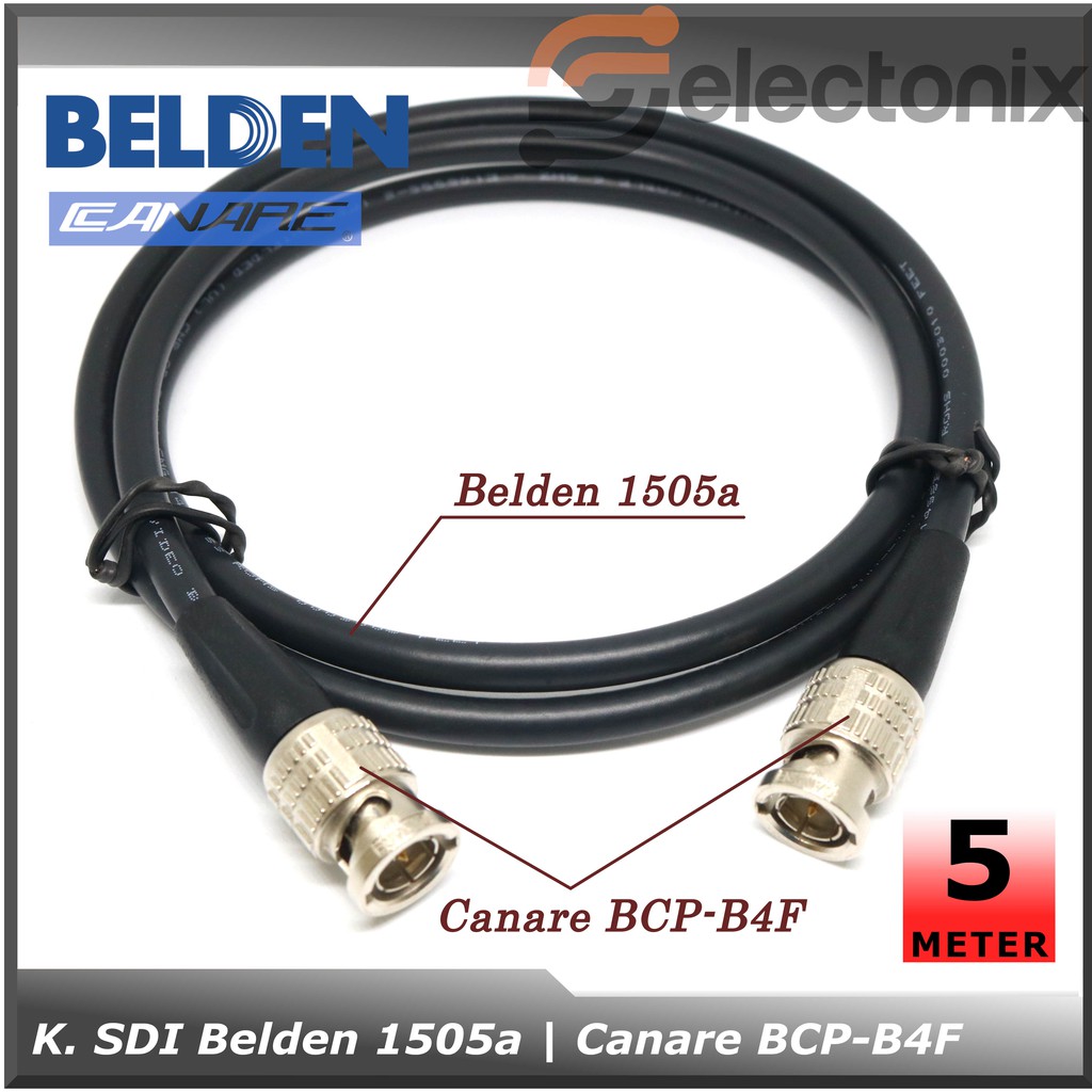 Kabel SDI Video Belden 1505a | Canare BCP-B4F [5m]