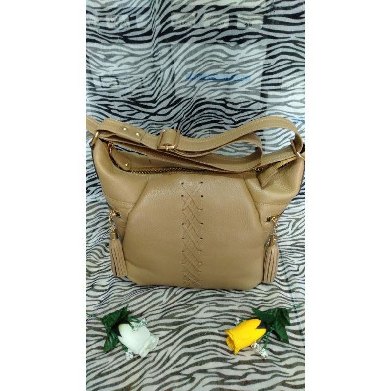 (Size M) Tas Kulit Papirut Tas Kulit Asli Garut