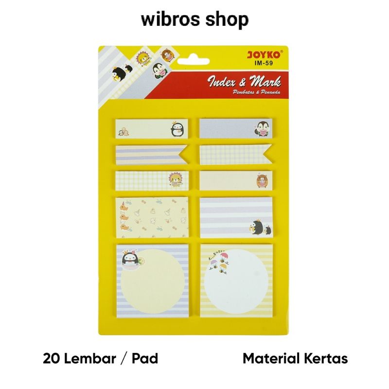 

Index Mark Penanda Pembatas Joyko IM-59 Kertas s3280