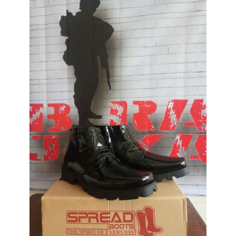 sepatu pdh tni polri security sole radial microtech kulit