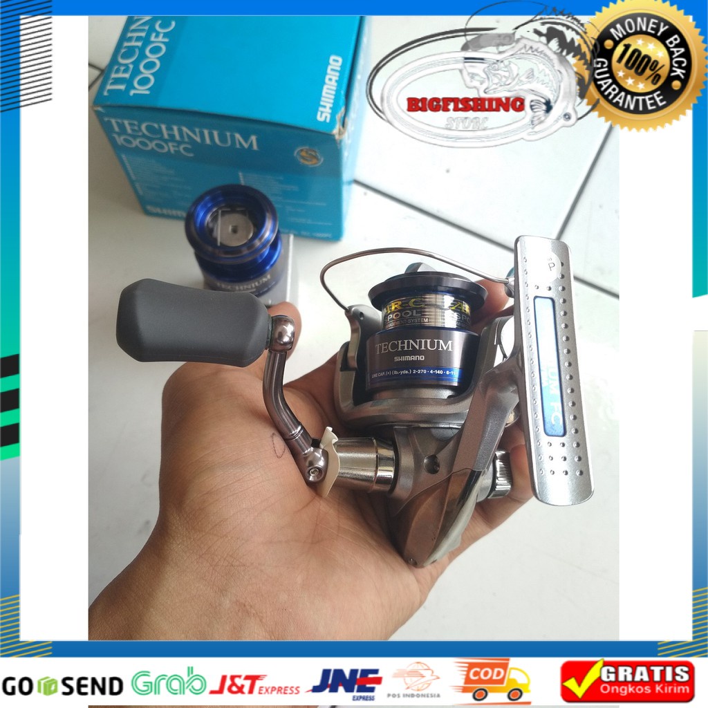 Reel Shimano Technium 1000fc Double Spool TERBAIK