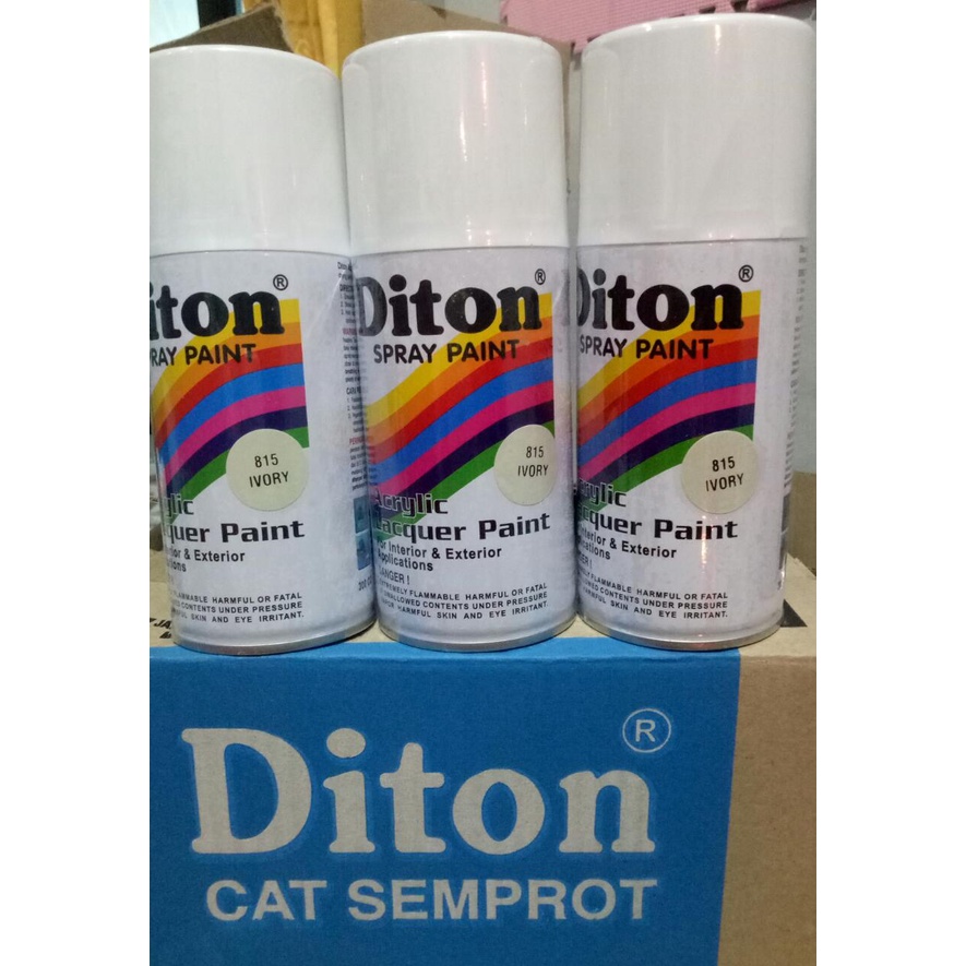 cat semprot pilok pilox diton Ivory 815 300cc ivori putih ivory 300cc