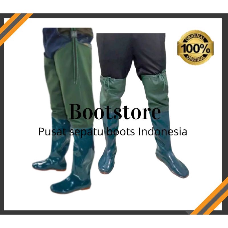 Sepatu Boot Panjang petani Sepatu sawah Sepatu karet Sepatu pertanian boot sawah anti air Sepatu kar