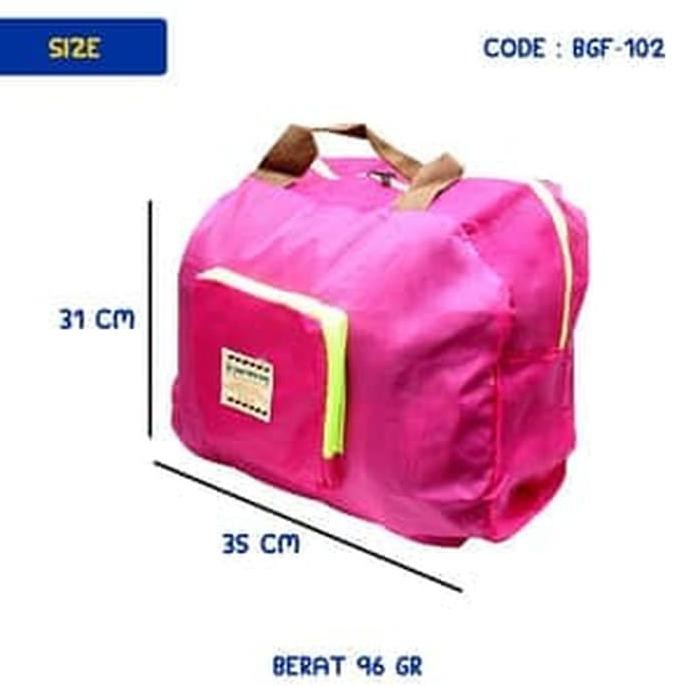 New Tas Happy Travel - Organizer Bag Tas Jinjing Bersekat Warna Bgf-102