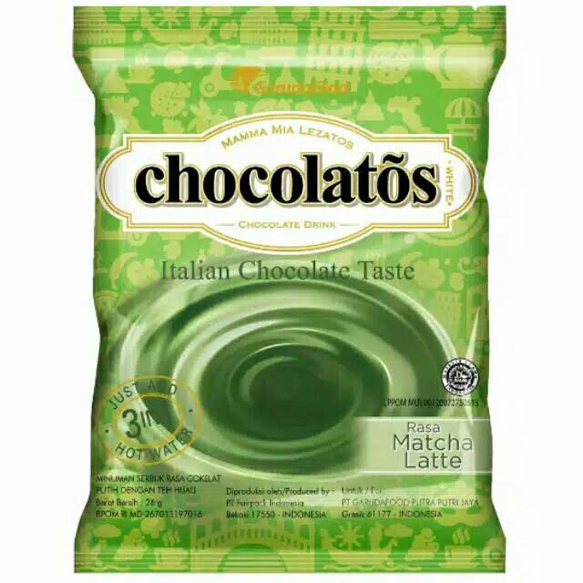 

Promo Chocolatos drink matcha latte sachet