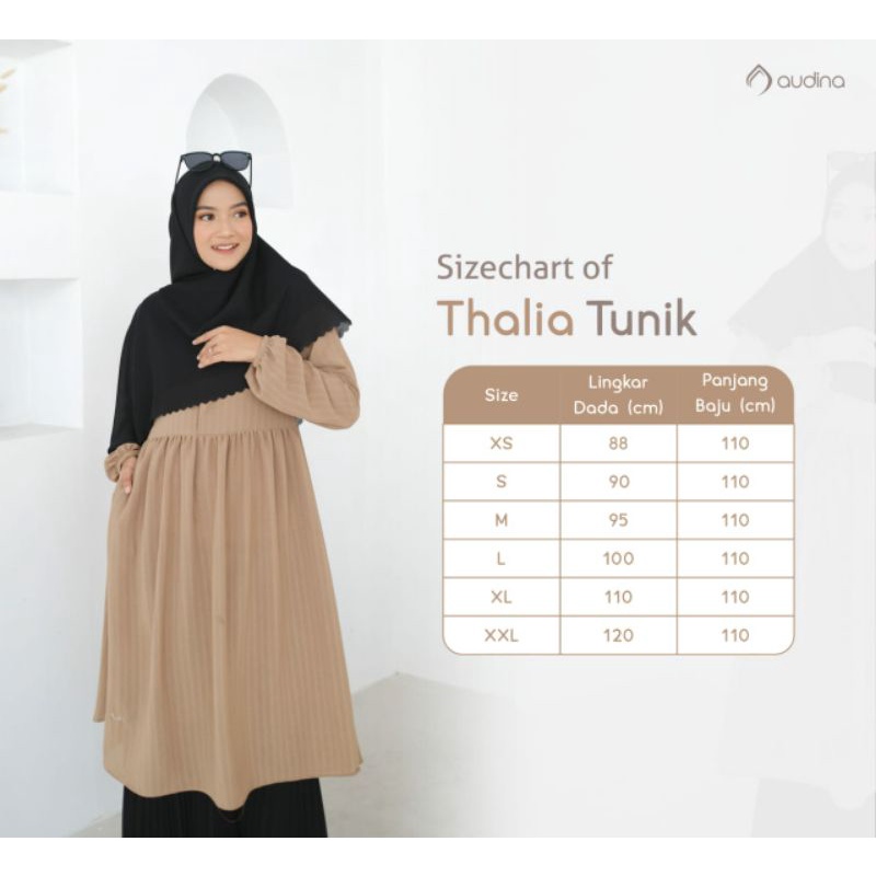 Thalia Tunik ORI Audina/Tunik Audina/Baju Atasan Muslim