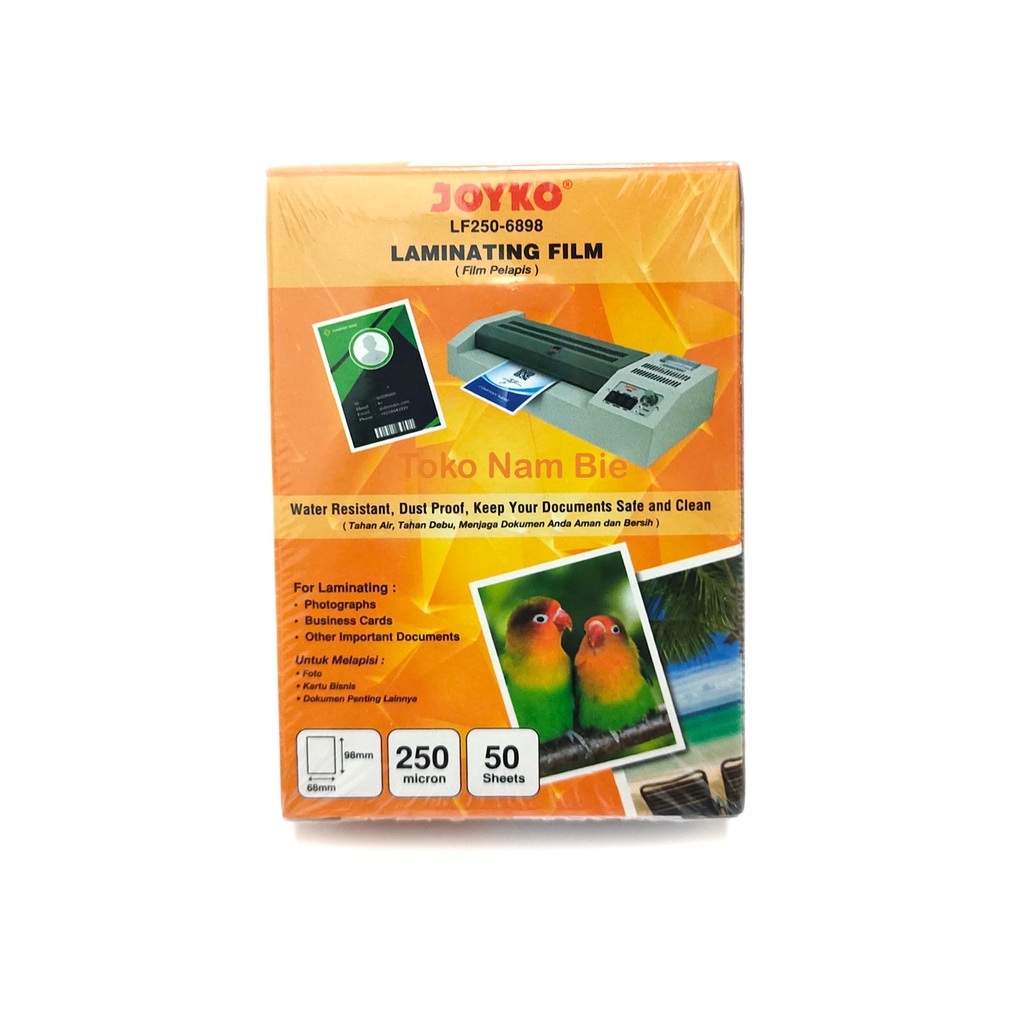 

Plastik Laminating ID CARD / KTP JOYKO LF250 6898