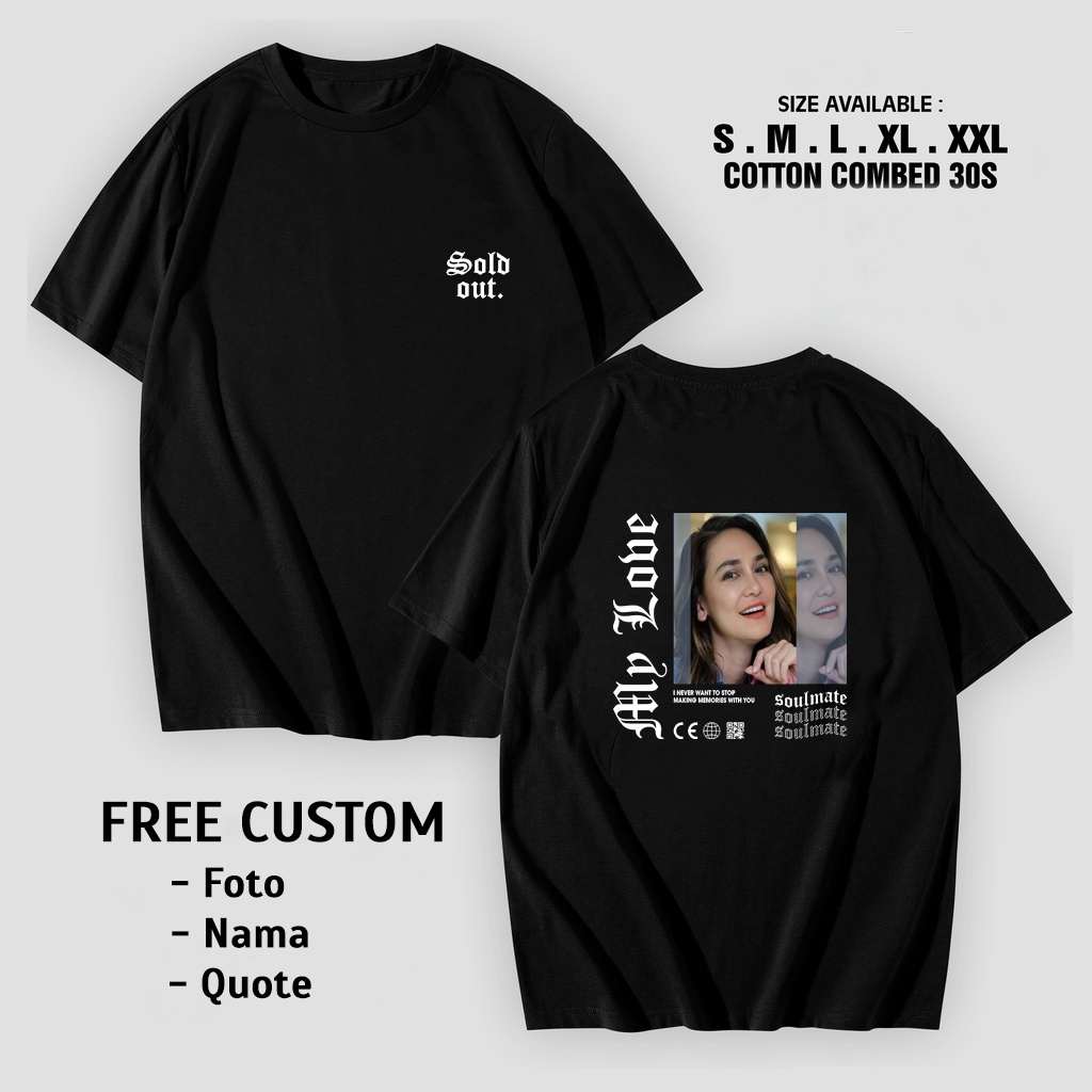 kaos kekinian bagus couple murah lengan pendek atasan lucu baju  anak laki anak perempuan t-shirt Vi