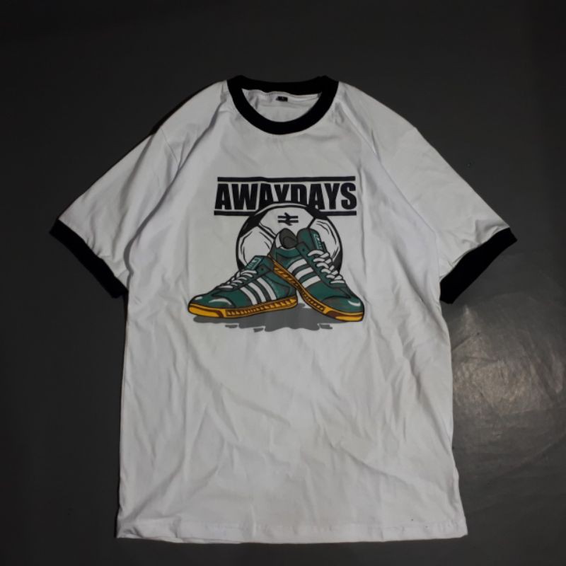 Kaos Adidas Awaydays Putih Full Tag  Casual Pria