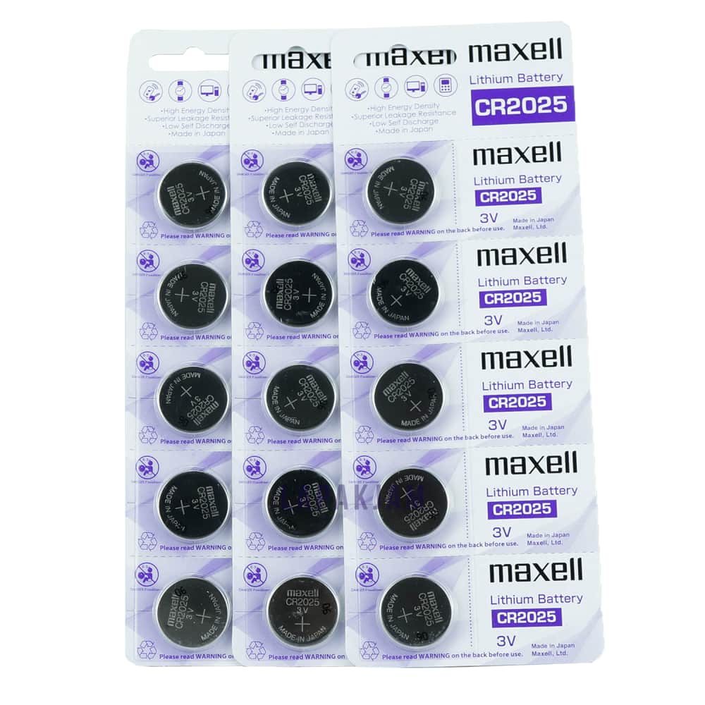 BATERAI BATTERY MAXELL CR 2025 / CR 2032 / CR 1632 / CR 1216 LITHIUM BATTERY 3V ORIGINAL