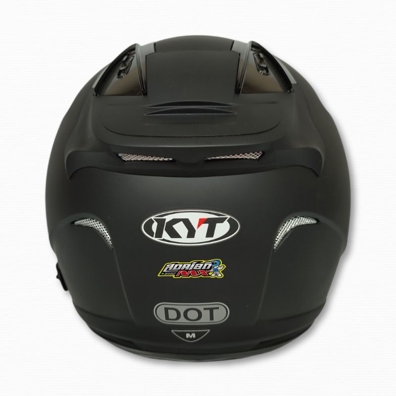 HELM KYT GALAXY FLAT R BLACK DOFF ORIGINAL HELM TOURING KYT HELM DOUBLE VISOR KYT GALAXY FLAT VISOR-8