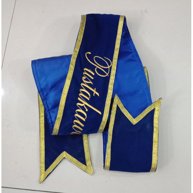 selempang wisuda bordir nama
