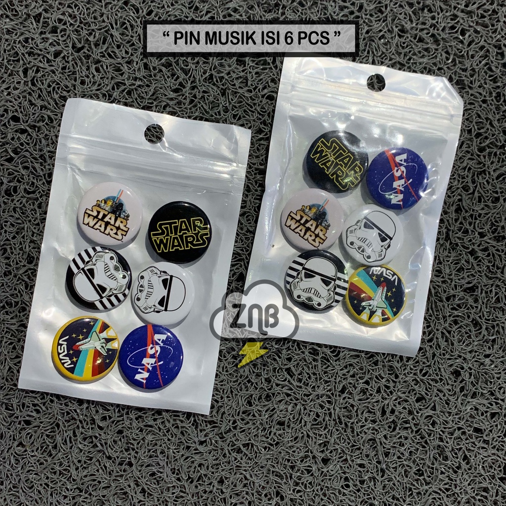 Pin Bros Starwars Pin Nasa Pin Astronot Bros Luar Angkasa Best Quality