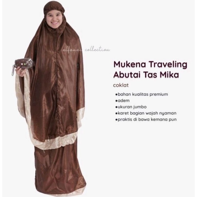 Mukena Satin Rempel Tas Mika ll Mukena Traveling