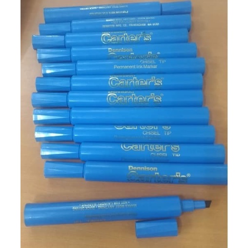 

Diskon Spidol Biru Non Toxic Ink,Permanent Marker Dennison Carter Sale!!!