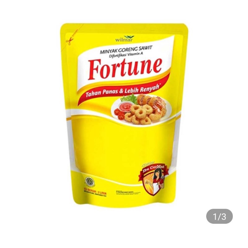 

Fortune Minyak goreng 2L pouch