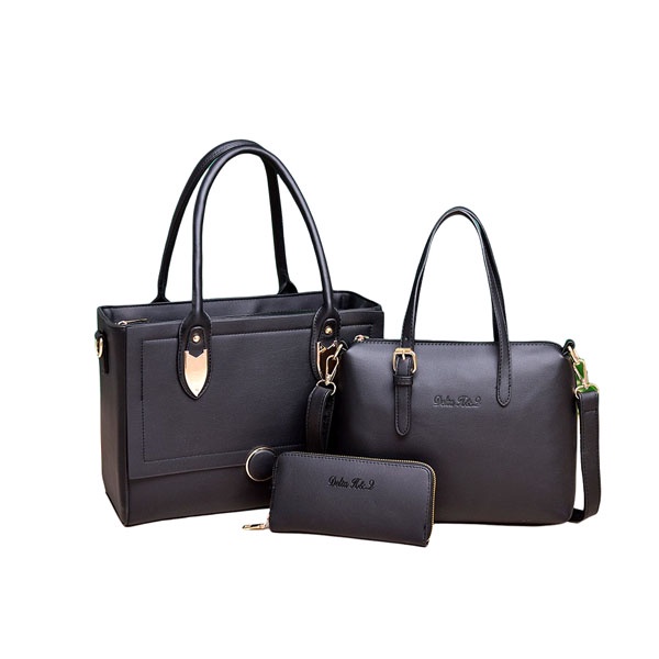 Auroraworld Tas Mewah / Tas Handbag Wanita Fashion Mewah Import / Set Bag isi 3pcs Kualitas Terbaik Bisa COD