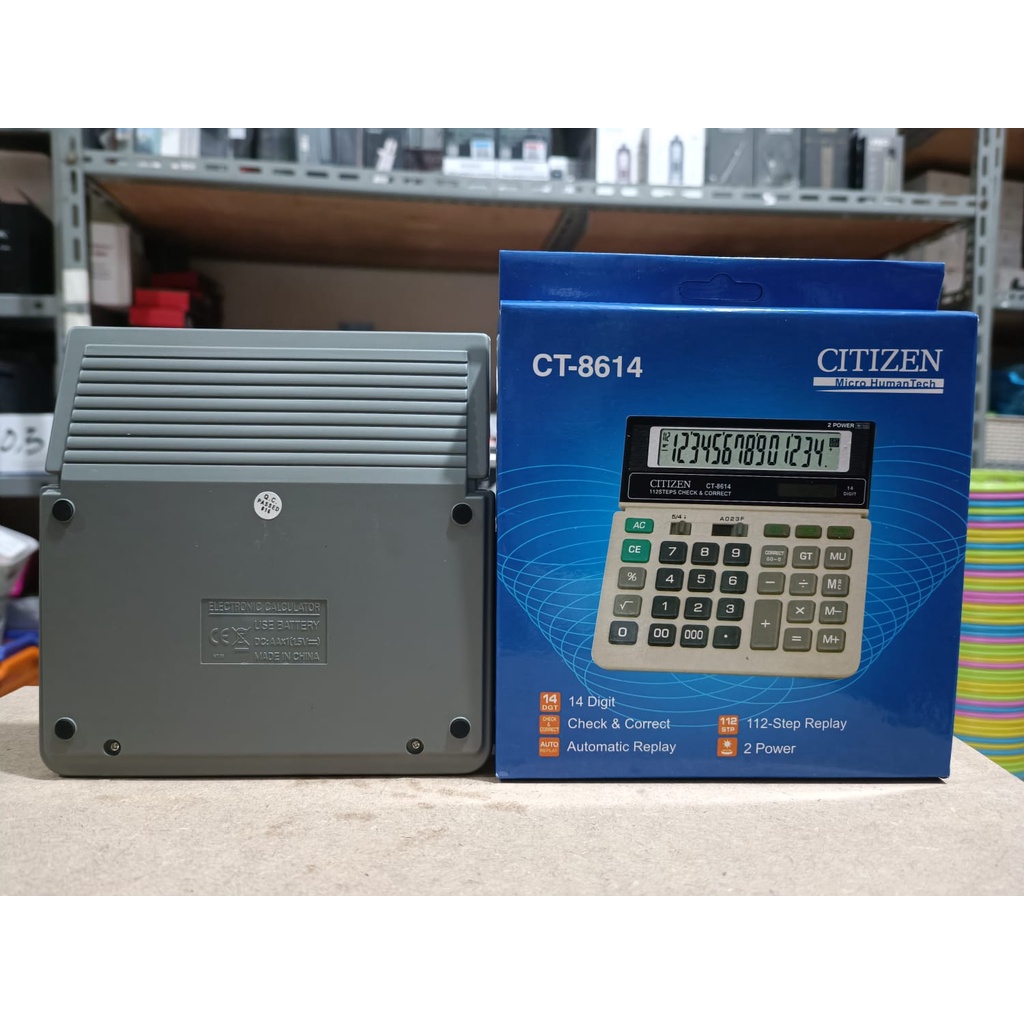 Kalkulator/Calculator Murah Citizen CT 8614 14 digit