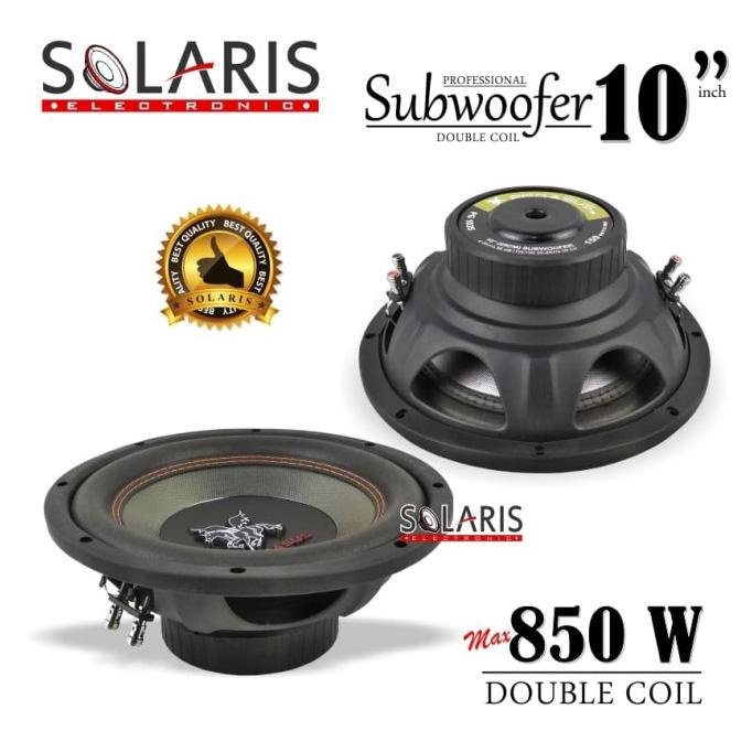 Subwoofer 10 Inch 850 Watt Double Coil Pegasus Pg-1035 Model Baru