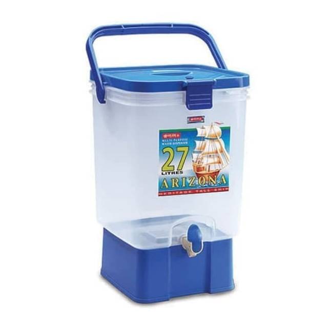 Drink Jar 27 Liter Lion Star Arizona / Tempat Air Minum / Aquarium Es / Ember Cuci Tangan Keran Kran