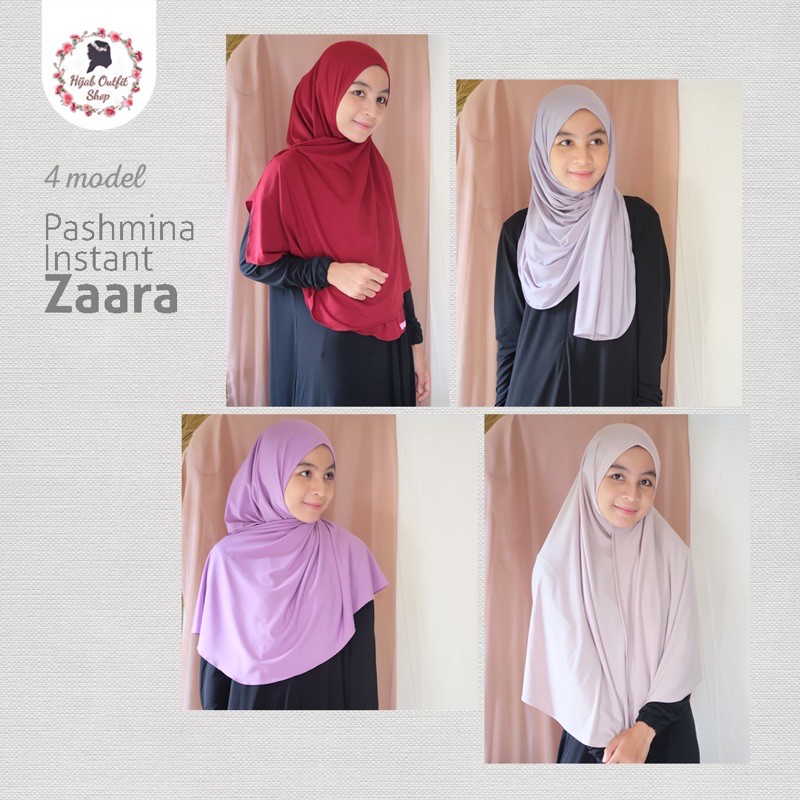 Pashmina Instant Zaara / pasmina instan / pastan