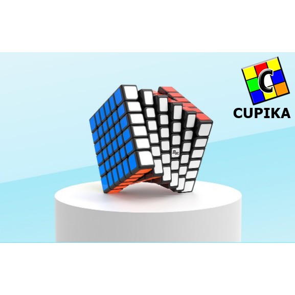 Rubik 6x6 6x6x6 Yj MGC Yongjun Magnetic Blackbase Speed