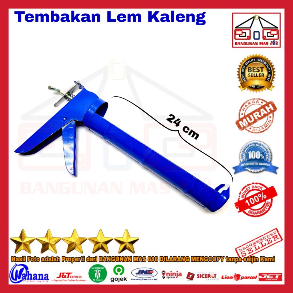 

TEMBAKAN LEM SEALANT tipe KALENG BIASA - ALAT TEMBAK LEM MURAH - GLUE GUN TULANG -ALAT TEMBAKAN LEM