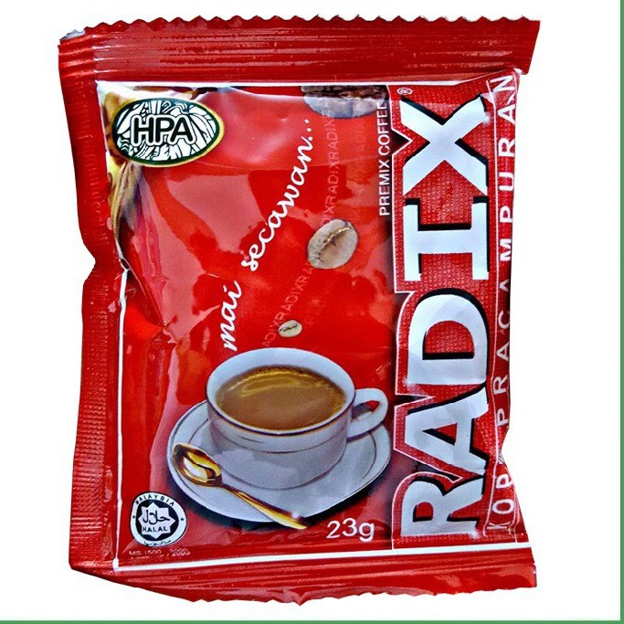 

COFFEE Radix KOPI RADIX PER SACHET 23 GRAM