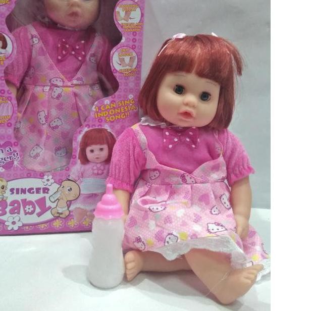 ♥ Mainan anak Boneka susan barbie Bibi Cewek Singing bisa BICARA nyanyi nangis minum susu anak cewek