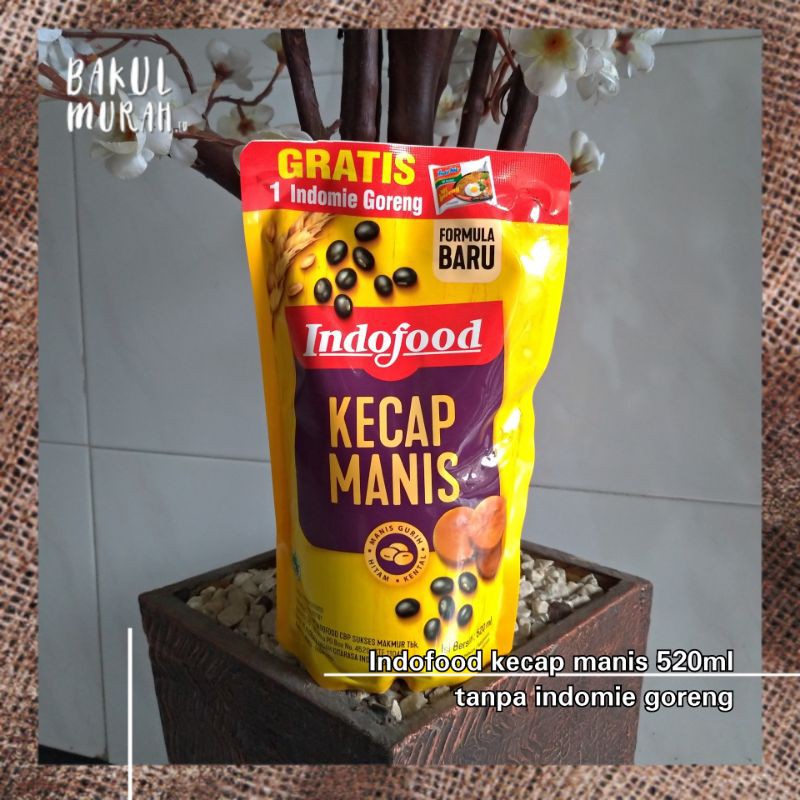 

Kecap Manis Indofood 520ml (Tanpa Indomie Goreng)