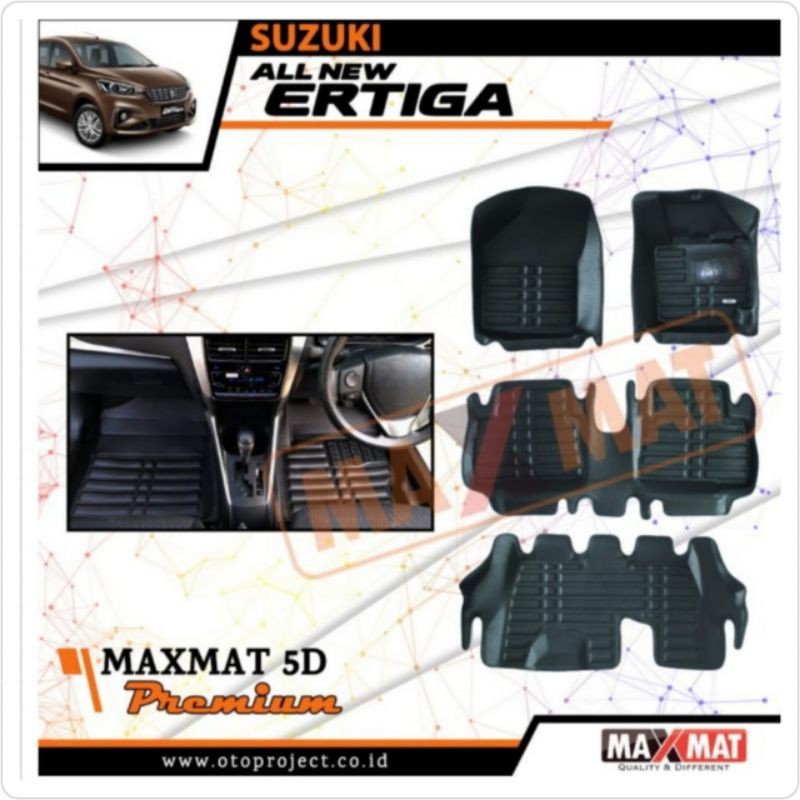 Karpet Mobil Ertiga New 2018-ON Maxmat 5D Premium