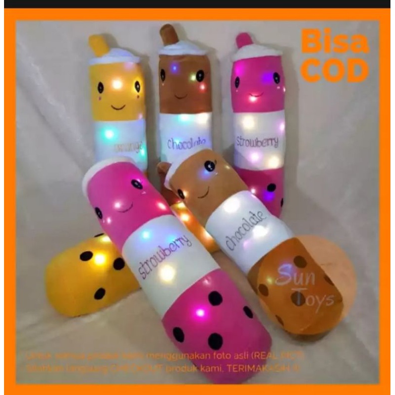 boneka guling Boba LED