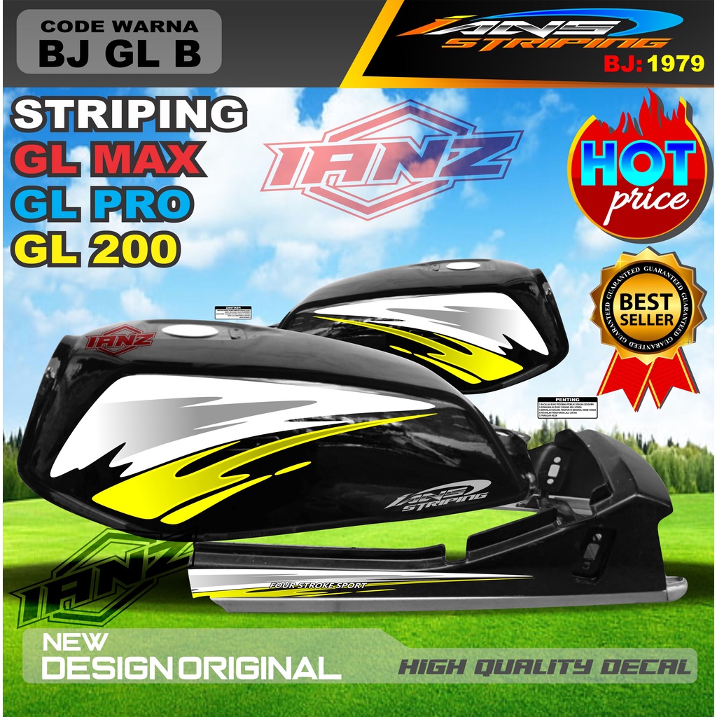 STIKER BODY LIST GL NEW DESAIN / STIKER GL VARIASI TERBARU / STRIPING GL TERMURAH / COSTUM STRIPING GL TERMURAH