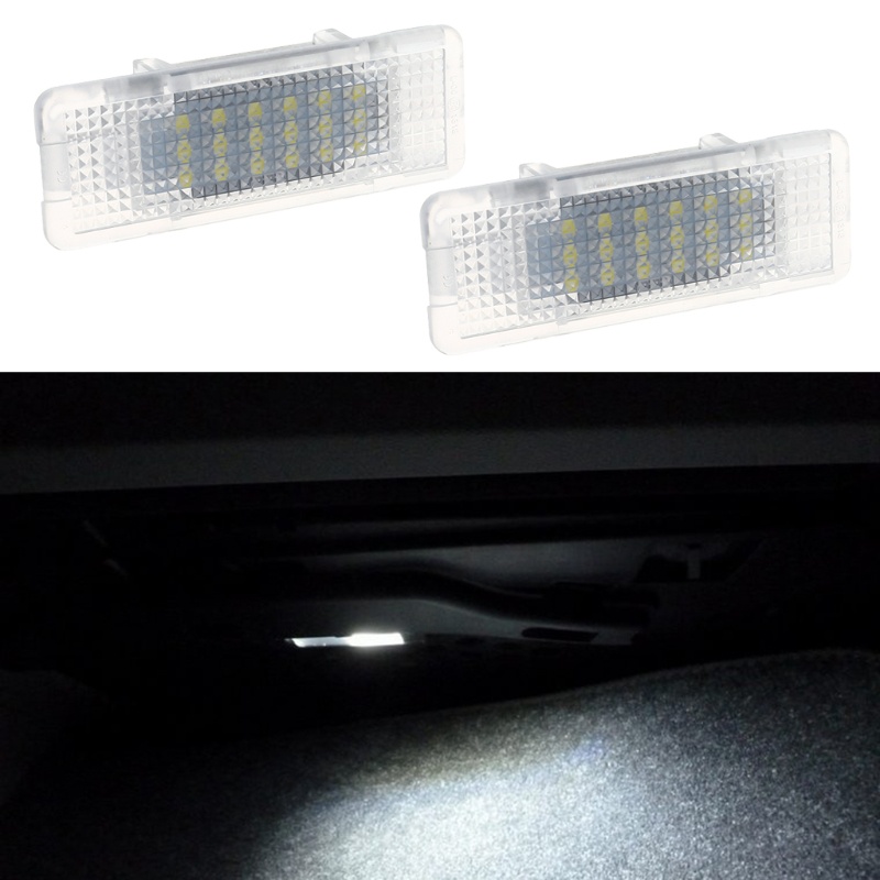 Cre 2pcs Lampu LED Bawah Pintu Mobil Untuk BMW X5 E53 E39 Z8 E52