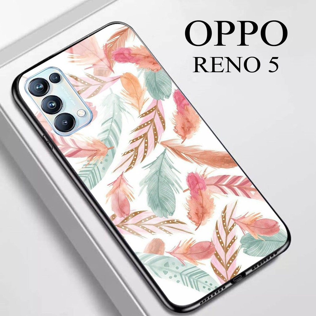 [S10] SOFTCASE KACA OPPO RENO 5 (SoftCase Glass Kaca)  OPPO RENO 5 (Casing Hanphone)
