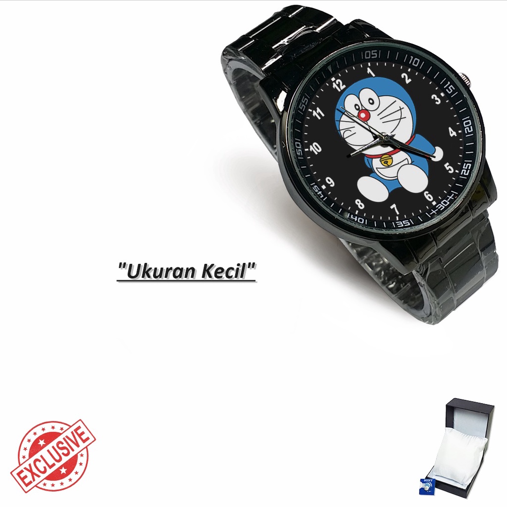 Jam Tangan Rantai Couple DORAEMON MOTIF - 1 (Special)