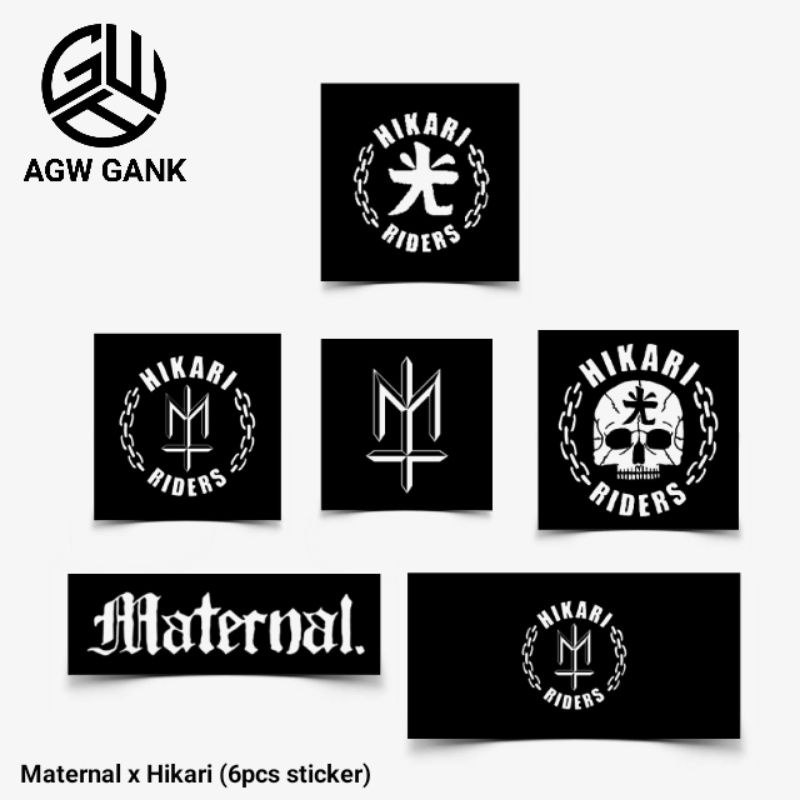 

stiker maternal x hikari riders