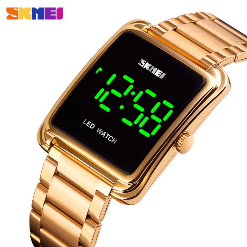 SKMEI 1505 Jam Tangan Watch Pria Wanita Digital Tali Stainless