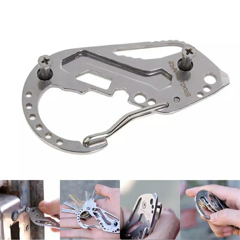 EDC Gantungan Kunci Multifungsi Outdoor Equipment Multifunction Quickdraw Belt Guard Key Holder