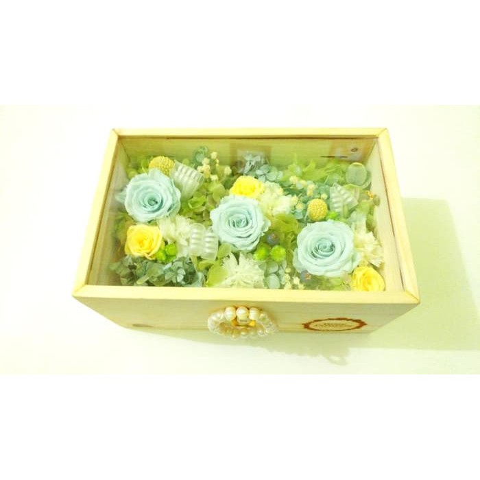 Unik Bloom Box Preserved Flower Bunga Mawar Asli Bisa Tahan 2 Tahun Berkualitas