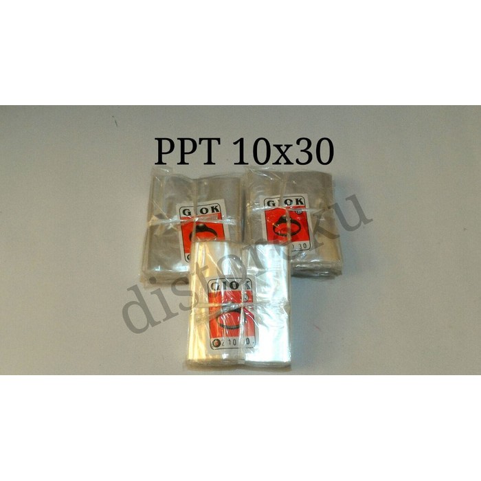 Plastik PP Tahu Tempe PPT Giok Tipis 0.02mm uk 10x30