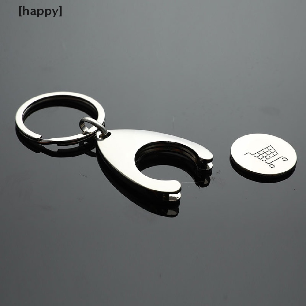 HA Keychain Shopping Cart Pluggable Design Key Chain for Car Key Ring Holders ID