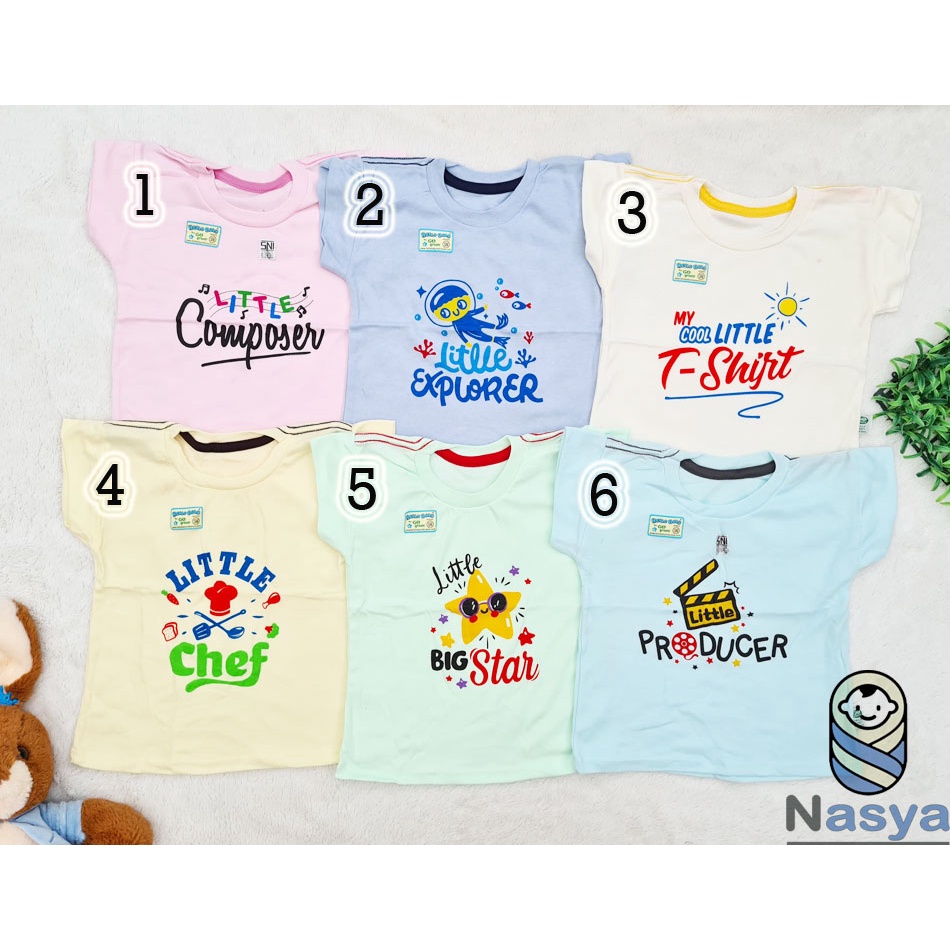 [B-014b] TERBARU !! Kaos Anak Hello Baby MURAH - size XL