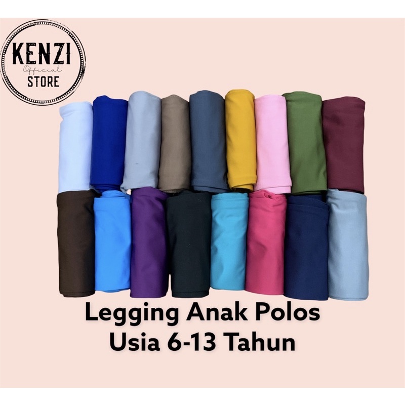 Legging Anak Usia 6th -12Tahun/ Legging Anak Panjang/ Legging Anak Polos