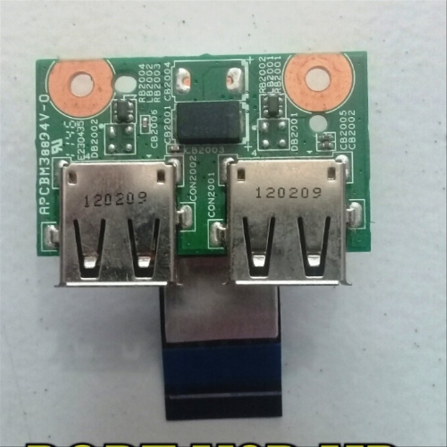 USB Port Audio Jack HP Compaq CQ43 430 IO Board Daughterboard