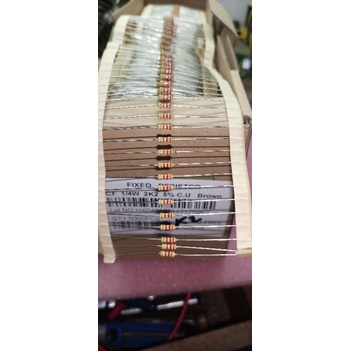 10PCS RESISTOR 1/4 SEPEREMPAT WATT 5% CARBON FILM TAIWAN KAKI TEBAL TIDAK NEMPEL MAGNET P1