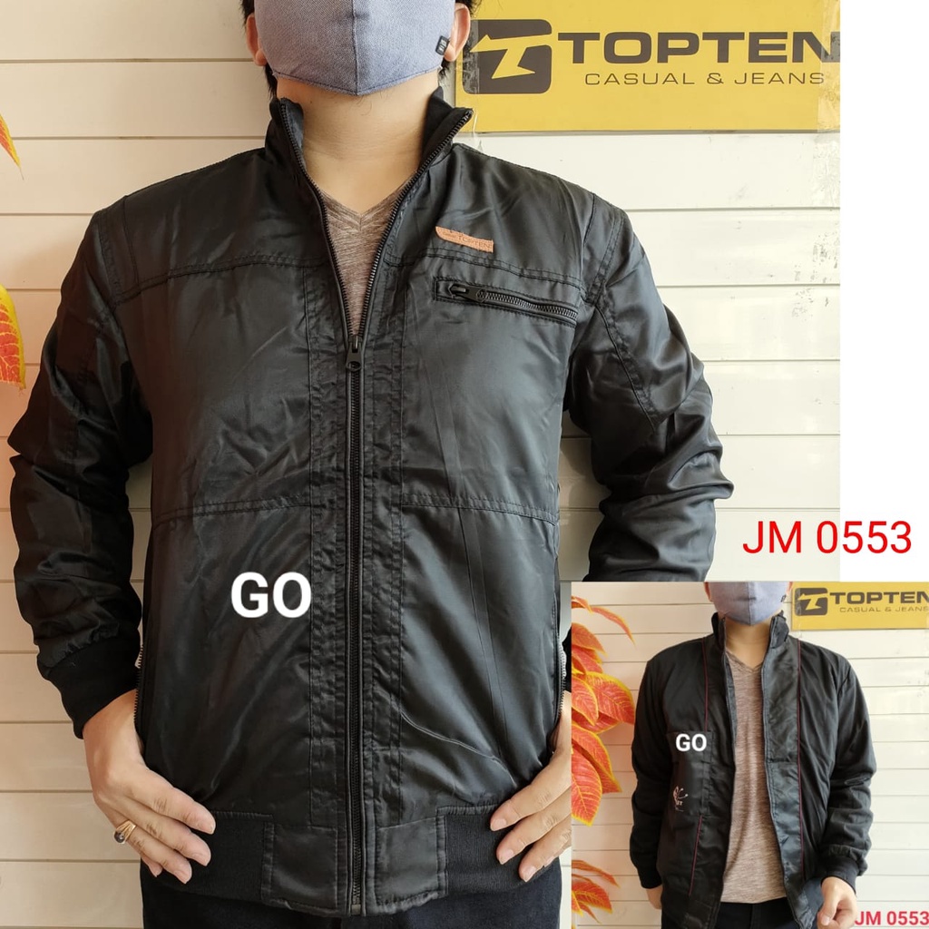 gof TE TOPTEN JAKET PARASUT Cowok Casual Jaket Pria Tebal Cowok Jaket Premium