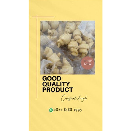 

croissant / croffle dough 30-45gr (10pcs)